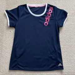 adidas ネイビー ショートスリーブ レディース トップス M