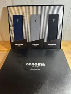 renoma PARIS メンズ ソックス 3足セットのサムネイル