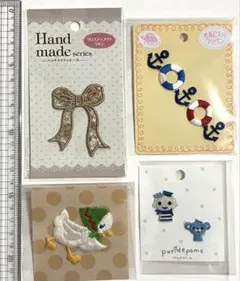 刺繍ワッペンセット 多彩なデザイン