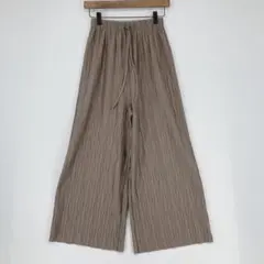 プリーツ ワイドパンツ ONE SIZE