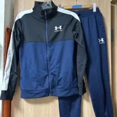 Under Armour ジャージ キッズ　ＹＬＧサイズ ネイビー上下セット