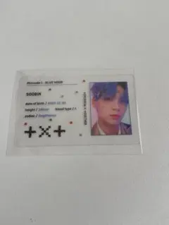 TXT SOOBIN Minisode 1 : BLUE HOUR トレカ
