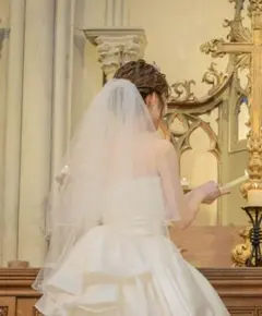 タカミブライダル　ショートベール　結婚式