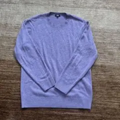 UNIQLO カシミヤセーター L 73 Purple - メルカリ
