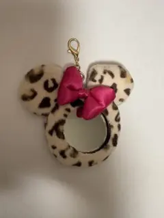 東京ディズニーリゾート ミニー ヒョウ柄 ミラー キーホルダーのサムネイル