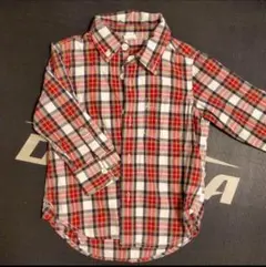 baby GAP チェック柄長袖シャツ 18-24ヶ月