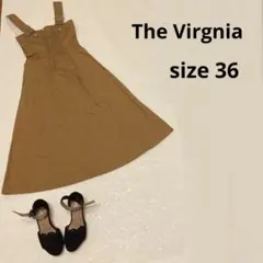 【The Virgnia】ワンピース 綿100% ブラウン