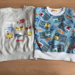 トミカ　プラレール　トレーナー 2点セット