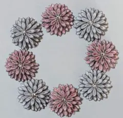 つまみ細工お花パーツ