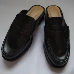 黒 スリッポン ローファー レディース　Sサイズ