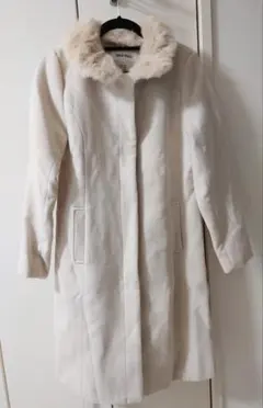 Misch Masch ファーつきロングコート M