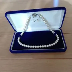 ホワイトパール 8ミリ玉ネックレス ケース付き※あこや真珠※ジュエリーマキ