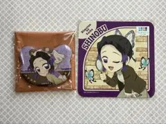 鬼滅の刃　実りの秋まつり　缶バッジ　サンシャインシティ　コースター　胡蝶しのぶ