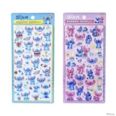2枚 スティッチ　ボンボンドロップシール　スティッチ＆エンジェル　らくがき P3