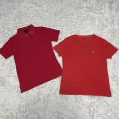 Polo Ralph Lauren 赤 ポロシャツ•Tシャツ セット