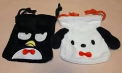 サンリオ　はぴだんぶいシークレットミニ巾着 2種