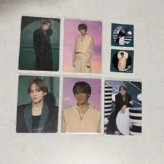 松倉海斗　Travis Japan 陰ニモ日向ニモ　トレカ5種　ステッカー