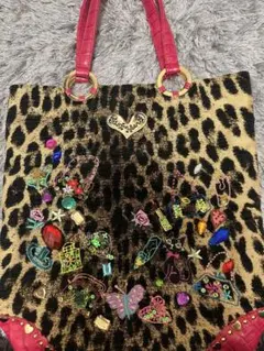 極美品】シンクビー トートバッグ ハート柄 ジャックビーパッチワーク