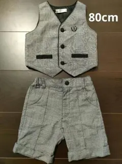 セレモニー　TREFORIE ベスト ショートパンツ 2点セット　ベビー　キッズ