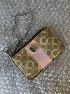 ゴールド ピンク カードケース チェーン付き。 みいやん様専用。