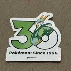 韓国限定】 ツタージャ ポケモン ポップアップ 30周年ステッカー ①