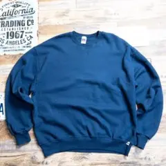 Russell Athletic 無地スウェット ネイビー XL メキシコ製