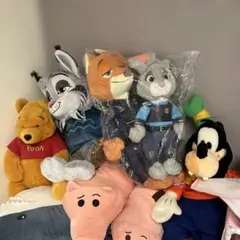 ズートピア ニック・ワイルド ジュディ・ホップス ぬいぐるみセット