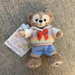 ダッフィー ぬいぐるみ バッジ　キーホルダー　ぬいば