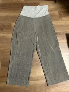 妊婦服　ワイドパンツ　マタニティウェア　ゆったりパンツ