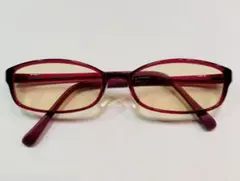 【JINS】Air frame ブルーライトカット　メガネ　赤　レディース