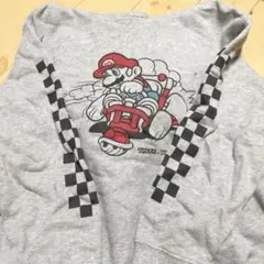 ユニクロ スーパーマリオ コラボ 130 パーカー グレー Nintendo