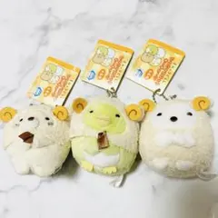 すみっコぐらし ねこ ぺんぎん しろくま ひつじ ぬいぐるみ マスコット