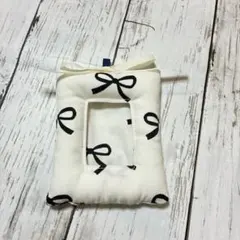 リボン柄 ピロートレカケース