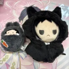 くじ引き堂 文豪ストレイドッグス　芥川龍之介　ぬいぐるみ くじ ポンチョ