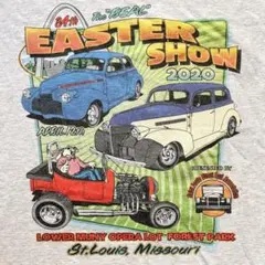 ジャージーズ Tシャツ M グレー ホットロッド イベントT 両面プリント