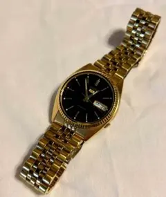 SEIKO セイコー5 デイデイト 7S26-0500 裏スケ ジュビリー　金色