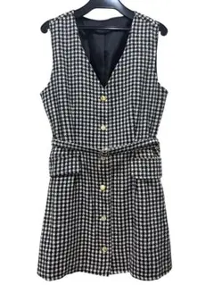 GRL 千鳥柄ベルト付き2Wayジャンパースカート[tg747]