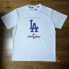 新品タグ付　LAドジャース 　オールスターゲーム2025記念　ロゴTシャツL