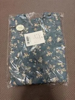 花柄ブルーＴシャツ 90サイズ