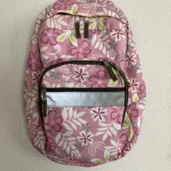 花柄ピンクリュック