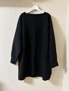 Spick and Span 縮絨ワンピース ニットワンピ ブラック ミニ