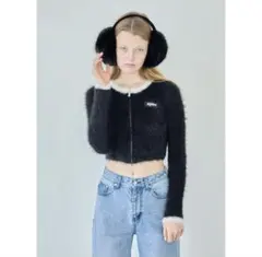 epine シャギーカーディガン shaggy zip cardigan エピヌのサムネイル