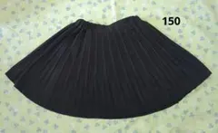 黒のプリーツスカート サイズ150　ミニスカート
