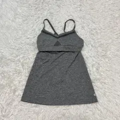 人気 ルルレモン lululemon グレー ブラトップ タンクトップ ヨガ