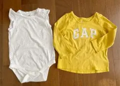 ★美品★ BabyGap  ベビーギャップ　ボディスーツ&長袖Tシャツセット