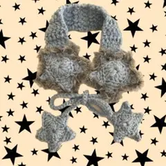 【値下げ中★】星 イヤーマフ ⋆꙳ y2k ギャル サブカル 水色系統 韓国