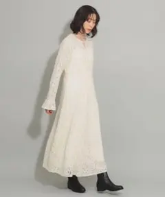 Ray BEAMS ペイズリー レース ワンピースのサムネイル