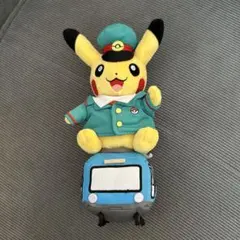 電車ピカチュウ ぬいぐるみ - メルカリ