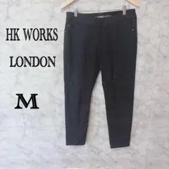 HK WORKS LONDON スキニーパンツ 黒 ブラック ストレッチ 美脚のサムネイル