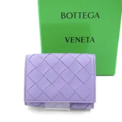 ✨新品未使用✨　BOTTEGA VENETA ミニ財布　イントレチャート　折り